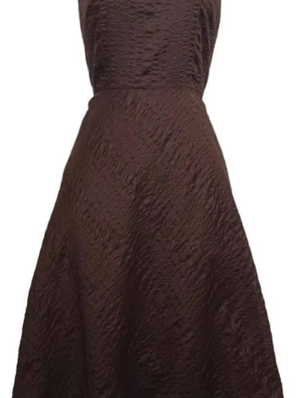 J. Crew Seersucker Strapless A-line Fit & Flare Midi Dress [2P]